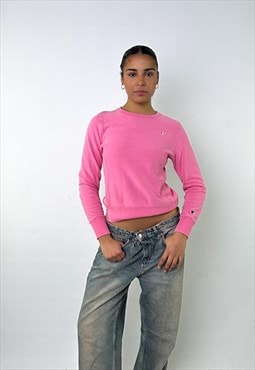Pink 90s Champion Reverse Weave Sweatshirt