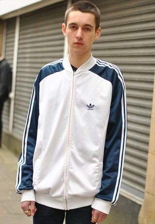 VINTAGE 80S ADIDAS TRACK TOP MADE IN FRANCE