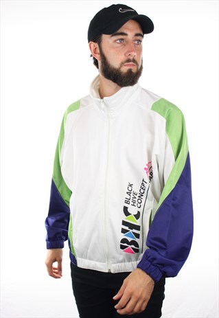 VINTAGE 90S KAPPA FULL ZIP TRACKSUIT TOP JACKET