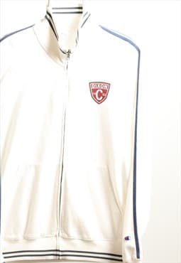 Vintage Champion Dixon 1953 Zip up Sweatshirt White XL