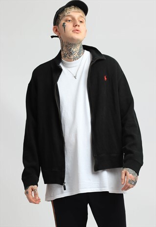 VINTAGE POLO RALPH LAUREN ZIP-UP SWEATSHIRT