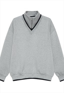 Men's Design stand collar sweatshirt AW24 Vol.1