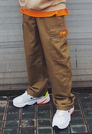 FMC Y2K CARGO TROUSERS KHAKI