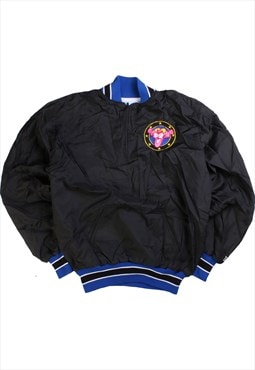 Vintage 90's Delong Bomber Jacket Pink Panther Quarter Zip