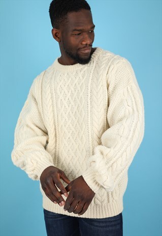 VINTAGE CABLE KNIT JUMPER NK12