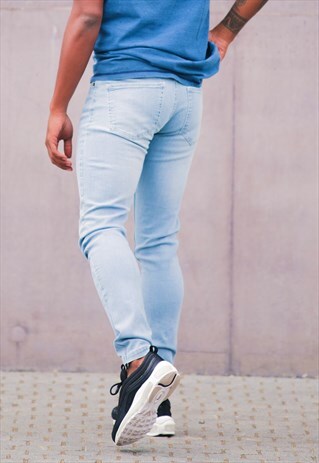 OC TAPERED DENIM JEANS - LIGHT BLUE