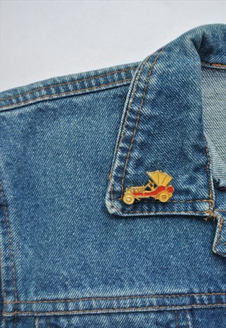 80S CARTOON CAR VINTAGE METAL PIN