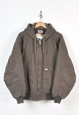Vintage Workwear Active Jacket Thermal Lined Khaki XXL