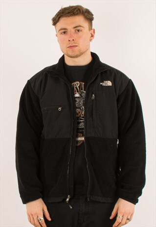 VINTAGE BLACK NORTH FACE DENALI FLEECE LARGE