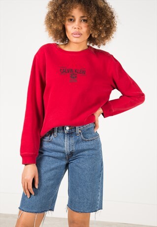 VINTAGE 90'S CALVIN KLEIN SWEATSHIRT / S1048