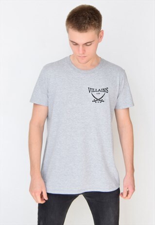 GREY PIRATES T-SHIRT