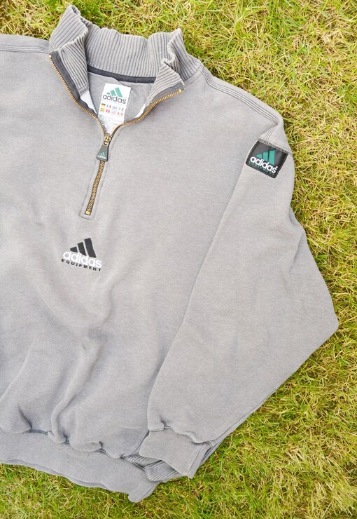 adidas equipment 1 4 zip sweatshirt