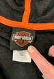 HARLEY-DAVIDSON HOODIE ZIP UP EMBROIDERED LOGO SWEATSHIRT