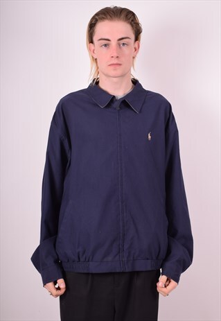 POLO RALPH LAUREN MENS VINTAGE HARRINGTON JACKET XXL 90S