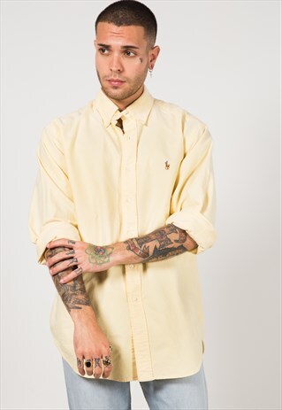 VINTAGE 80S CLASSIC POLO RALPH LAUREN SHIRT / 0080 / 201
