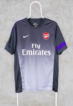 Vintage Arsenal Football Shirt Training Nike Large