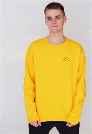 YELLOW ELEPHANT (GREEN) SWEATSHIRT
