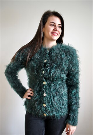 VINTAGE FLUFFY CARDIGAN