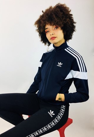 VINTAGE ADIDAS TREFOIL CLASSIC 3 STRIPE JACKET