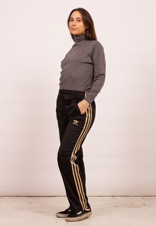 ADIDAS GOLD STRIPE TRACK PANTS