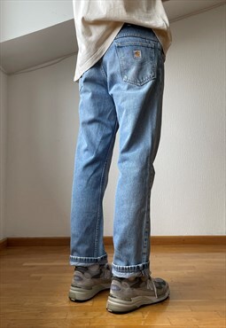 Vintage CARHARTT Jeans Work Wash Denim Baggy Pants 90s