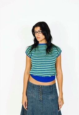 Vintage 90s Knitted Boho Top Gimaguas Style