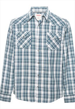 Vintage Levi's Checked Western Shirt - M