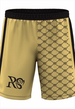 Rose Paulino Official Mens Gold Shorts