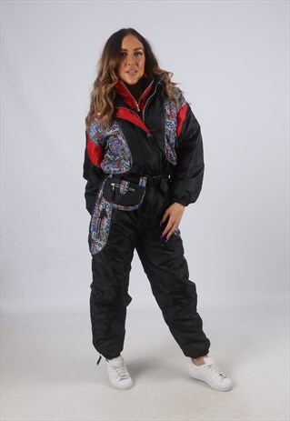 VINTAGE LIDA FULL SKI SUIT SNOW SPORTS UK 12 M (KBP)