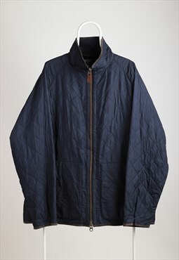 Vintage Polo Ralph Lauren Quilted Fleece lining Jacket Navy