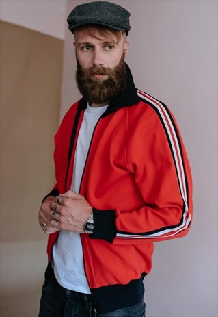 VINTAGE 70S GREEN TRACK JACKET