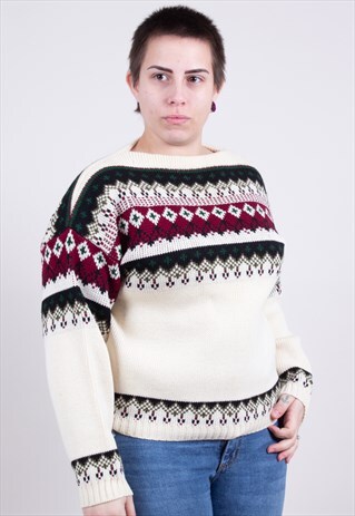 VINTAGE BEIGE JUMPER