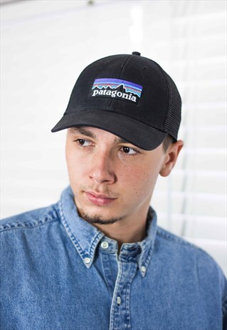 VINTAGE PATAGONIA BASEBALL CAP LOGO 90S X 3