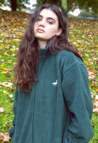 G&G UNISEX FOREST FULL ZIP GOOSE FLEECE