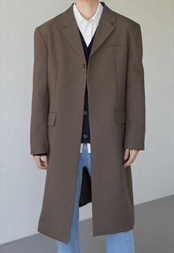 Men's high-quality design long suit jacket a vol.4