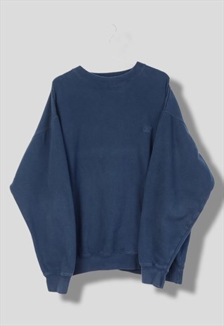 VINTAGE REEBOK SWEATSHIRT 90S IN BLUE XXL