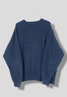 Vintage Reebok Sweatshirt 90s in Blue XXL