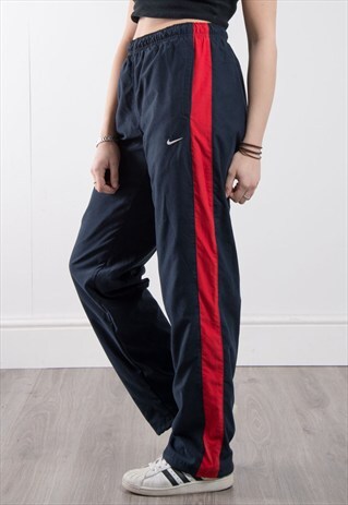90'S NIKE NAVY BLUE TRACKSUIT BOTTOMS JOGGERS