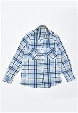 Vintage 90's Flannel Shirt Check Blue