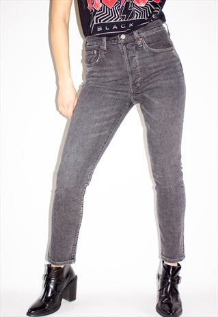 RETRO WOMEN'S HIGH WAIST STRETCHY BUTTON FLY 501 LEVI'S