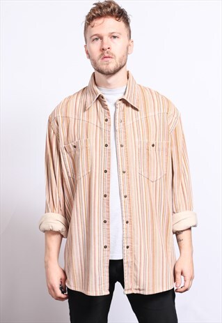 VINTAGE CORDUROY CORD SHIRT