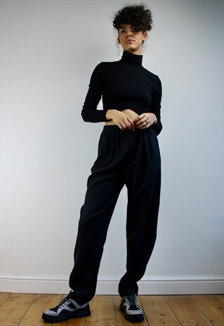 VINTAGE 80S HIGH WAISTED TROUSERS