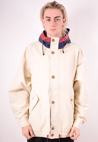 HELLY HANSEN MENS VINTAGE JACKET LARGE GREY 90S