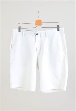 Vintage 00s ADIDAS shorts in white