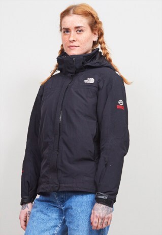 VINTAGE 90'S THE NORTH FACE BLACK PADDED SPORTS JACKET