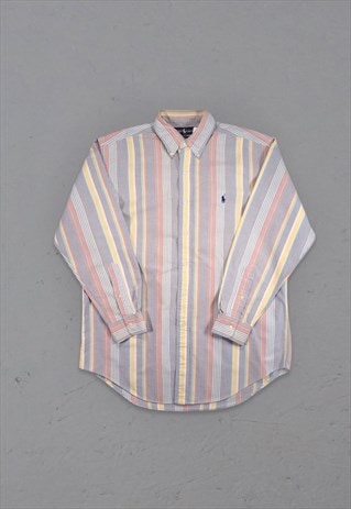 ralph lauren candy stripe shirt