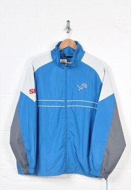 Vintage NFL Detroit Lions Windbreaker Block Colour Jacket XL