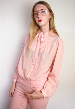 POWDER PINK SKINNY TROUSERS