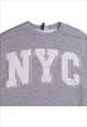 VINTAGE 90'S DIVIDED SWEATSHIRT NYC CREWNECK