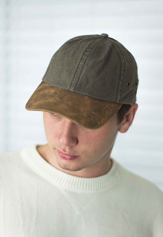 VINTAGE PLAIN BASEBALL CAP HAT 90S X 3.2